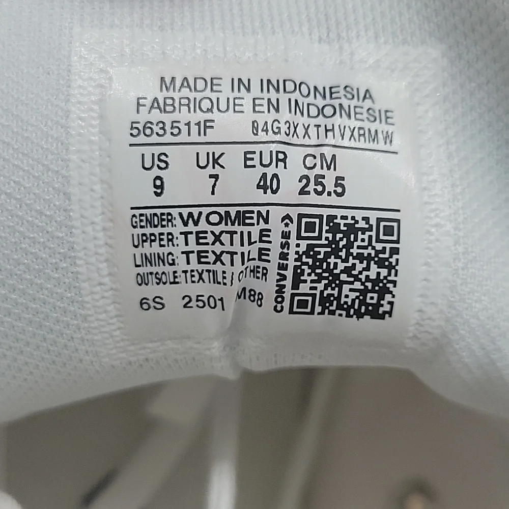 Converse All Star White Canvas Sneakers